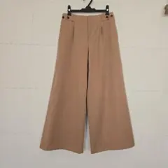 インゲボルグ　 ワイドチノパンツ　キャメル色