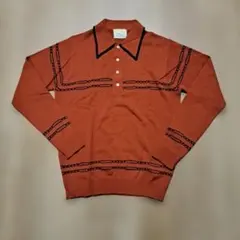 DINO DISARDI 60s70s ヴィンテージ ニットシャツ (XL)
