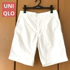 UNIQLO コットン ショートパンツ ホワイト S