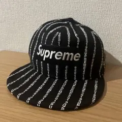 ▪️supreme 2019 new era ボックス　キャップ　総ロゴ　71/4