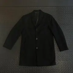 ★美品★H&M チェスターコート 起毛 L〜XL ブラック