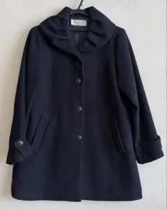 chicol raffine robe コート ネイビー