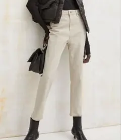 H&M ストレートデニム EUR 34 / US 2 クリーム