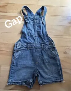 GAP KIDS デニムサロペット　ショート丈 Lサイズ
