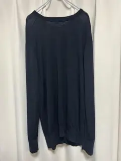 ユニクロ メリノクルーネックセーター 3XL 黒 ウール100%