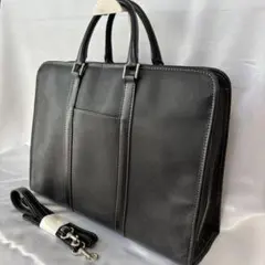 ✨美品✨ サムソナイト デュモンクス ブリーフケース レザー 2way 3層 茶 極美品✨サムソナイトブラックレーベル デュモンクス ジャーミン