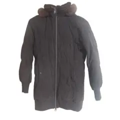 【訳あり】alcali ダウン80%3WAYコート ラクーンファー付き M相当