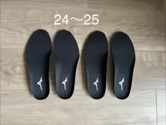 【ミズノ】インソール 2足セット24〜25cm