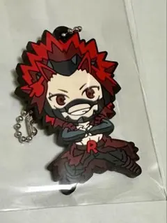 切島鋭児郎 ヒロアカ ラバーキーホルダー カプセルトイ