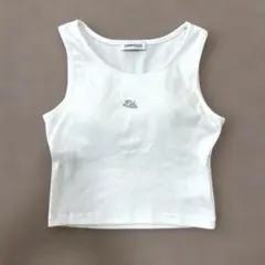 LOVETOXIC ホワイト カップ付 タンクトップ M(150)のサムネイル