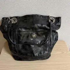 エナメル トートバッグ
