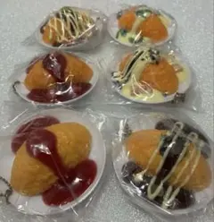 未使用　オムライス　リアルキッチンシリーズ　食品サンプル　キーホルダー　オムレツ