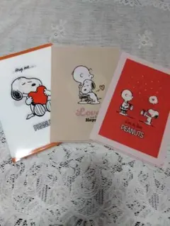 スヌーピー　クリアファイル5枚セット