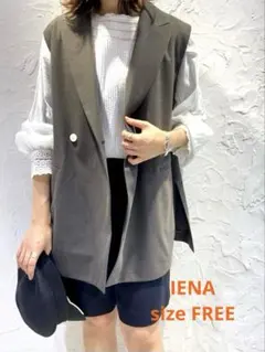 《新品》IENA スリーブレス テーラードジャケットのサムネイル