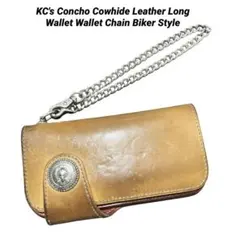 ケイシイズ KC's カウハイドレザーコンチョロング長財布 ウォレットチェーン付のサムネイル