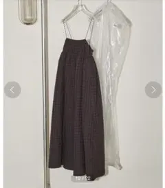 TODAYFUL ギンガムチェックキャミソールドレス