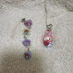 マイメロおはじきシール風アクセサリー&ガチャガチャ