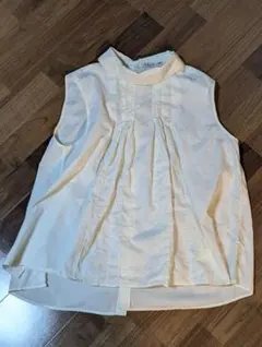 UNIQLO x MARNI アイボリー ノースリーブシャツ ユニクロ マルニ