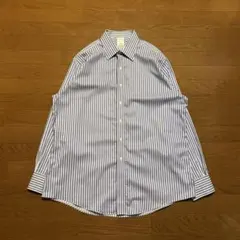 brooks brothers ブルーストライプシャツ 17-35