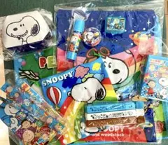 【新品】スヌーピー　詰め合わせ　文具　巾着　トランプ　マグネットクリップ