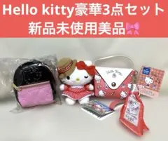 Hello kitty ハローキティ ポーチ　チャームリュック　ぬいぐるみ　新品