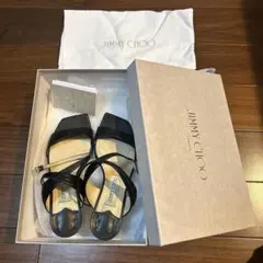 JIMMY CHOO ブラックサンダル