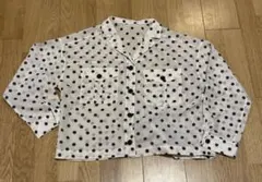 花*音様 美品！ユナイテッドアローズ　水玉シアーシャツ