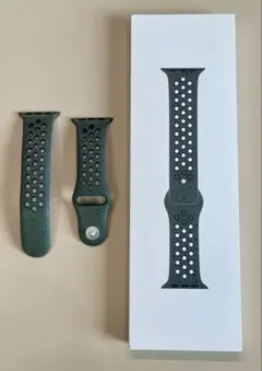【美品】Apple Watch ナイキスポーツバンド カーキ S/M