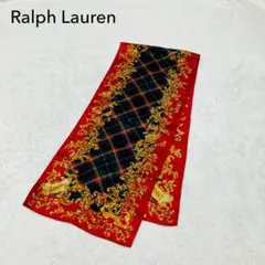 希少　高級　Ralph Lauren シルク100% 大判ストール
