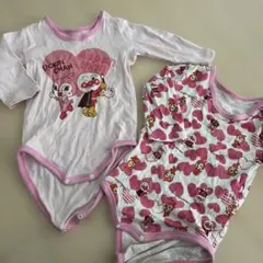 アンパンマン　長袖　肌着　シャツ　ベビー　2枚セット　90