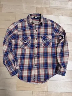 70s 80s Sears ヴィンテージ ヘビーネルシャツ