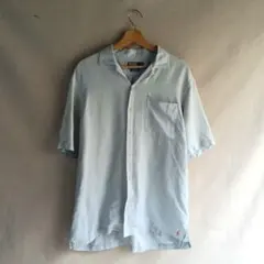 AD2012 13AW 2連ボタン半袖シャツ archive 青 ブルー | Mercari