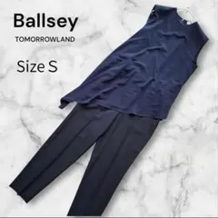 美品 ボールジィ ballsey アシンメトリー ノースリーブ オールインワン