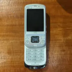 SONY au ガラケー Sony Ericsson W42S ホワイトのサムネイル
