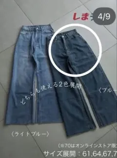 しまむら　デニム　田中里奈　mysa closshi