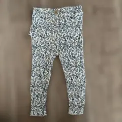 花柄 フリル付きレギンス 90cm