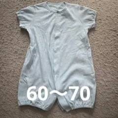 COMME CA ISM ライトブルー ロンパース 95cm未満