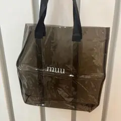 【新品未使用】muu クリアバッグ