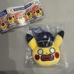 韓国限定】釜山 ポケモン 駅長ピカチュウ ガチャガチャ キーホルダー