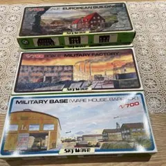 Sky Wave 陸軍基地&軍需工場&欧風建物セット(1847)