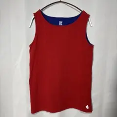 【美品】Design Tshirts タンクトップ レッド Lady Fのサムネイル