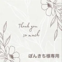 ぽんきち様専用