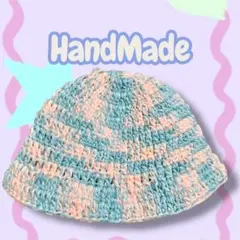 Crochethat クラッシャーハット ビーニー かぎ針編み クロシェ バケハ