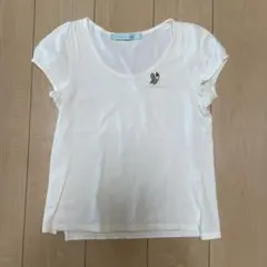 Cherir la femme Tシャツ　おさる刺繍　シェリーラファムのサムネイル
