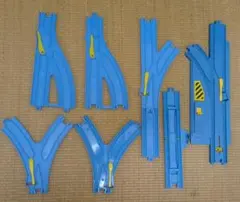 プラレール　自動ターンアウトレール他特殊レールセット