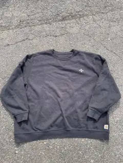 Carhartt ブラック スウェット 4XLサイズ ビックサイズ