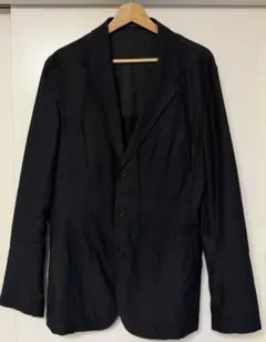issey miyake men 12aw ホースレザー ナイロン 切替 シワ - メルカリ
