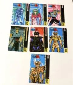 【t65】聖闘士星矢　不二家カードなど5枚 t65】聖闘士星矢 不二家カードなど5枚