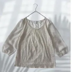 ロペピクニック シフォンブラウス 薄手 入学式 卒業式のインナーにも8371