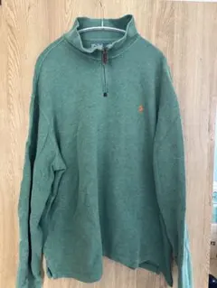 Polo by Ralph Lauren 緑色 ハーフジップ　 XL